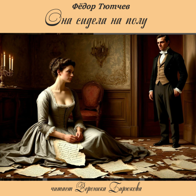 Она сидела на полу