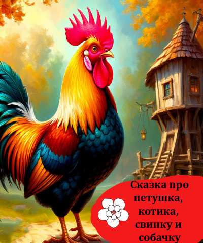 Сказка про петушка, котика, свинку и собачку