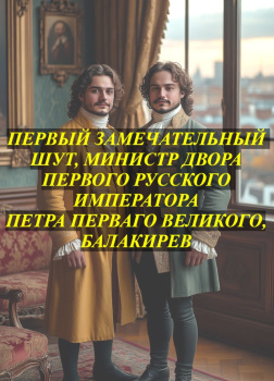 Первый замечательный шут, министр двора первого русского императора Петра Первого Великого, Балакирев