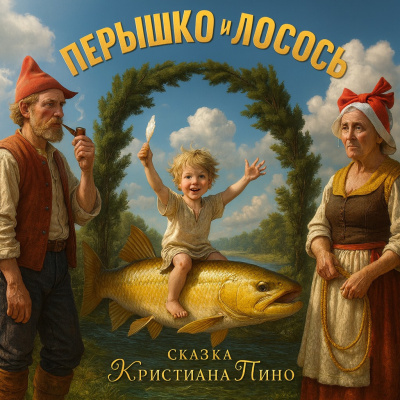 Перышко и лосось