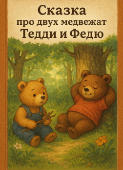 Сказка про двух медвежат Тедди и Федю