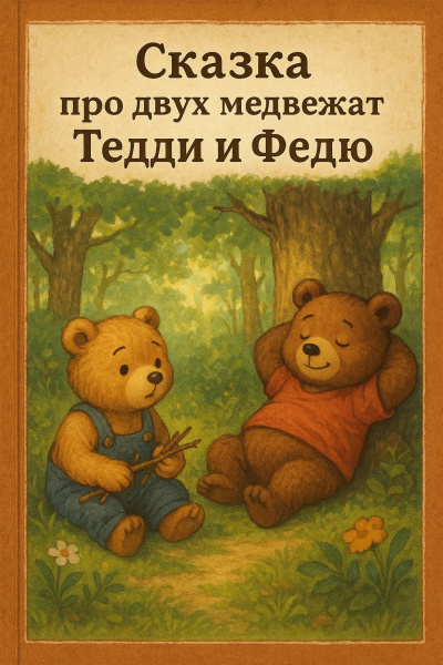 Сказка про двух медвежат Тедди и Федю