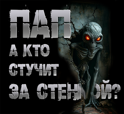 Пап, а кто стучит за стенкой?