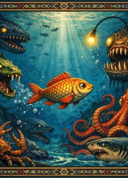 О рыбе, решившей отправиться из реки в море