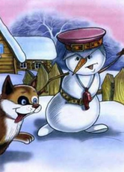 Шли в поход снеговики