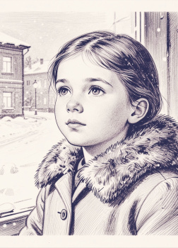 Белая шубка